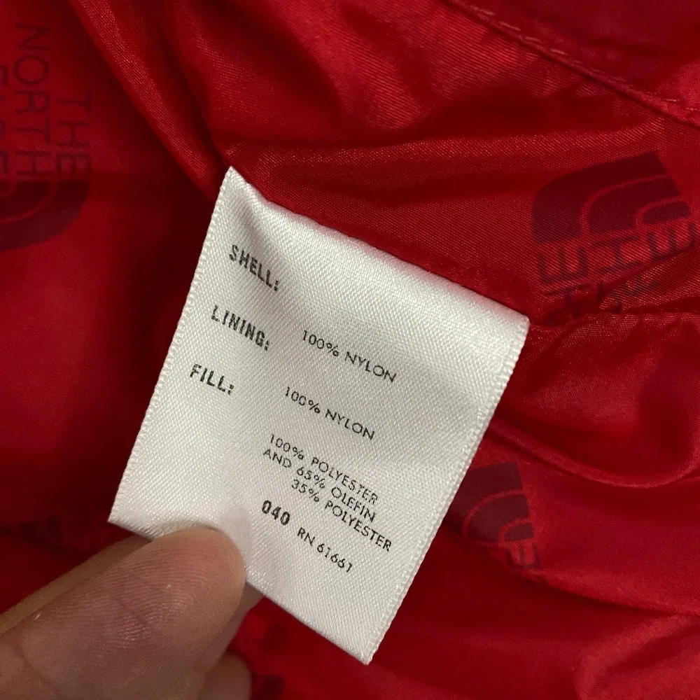 Vintage 80s North Face Jacket Mens Medium Puffer Quilted Bomber Made in USA